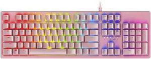 Mechanical Gaming Keyboard RGB LED Backlit Wired Keyboard with Switches for Windows Mac PC Gamers