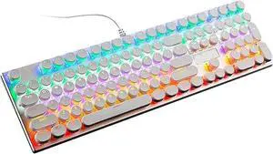 Gaming Mechanical Keyboard Blue Red Switch 108key RU/US Wired Keyboard Anti-ghosting