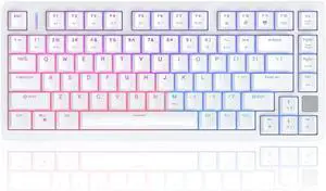 X86 Rapid Trigger Mechanical Keyboard,Magnetic Switch Hall Effect Gaming Wired Keyboard,Adjustable Actuation,8K Hz Polling Rate,Esports 81Keys TKL Compact RGB HotSwap Shine Through Keycaps