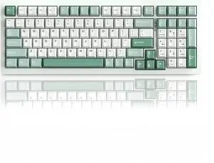 F99 Wireless Mechanical Keyboard,96% BT5.0/2.4GHz/USB-C Hot Swappable Gasket Mounted Custom RGB Gaming Keyboard with Pre-lubed Linear Switches 8000mAh Battery,NKRO Creamy Keyboard (Green)