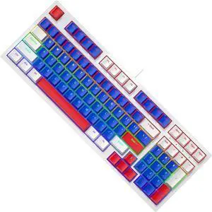 Mechanical Gaming Keyboard with LED Backlit Keyboard 96 Keys Corded Computer Keyboard for Laptop PC Gamers Office Workers