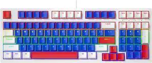 DIEKE LED Backlits Mechanical Keyboard Small And Ergonomic Keyboards For Professional Gamers And Typists KeyCaps Keyboard
