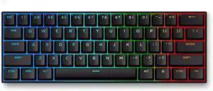 FKZ x MCHOSE ACE 60 Pro Magnetic Switch Gaming Keyboard,Hall Effect Rapid Trigger Keyboard 60% Hyper-Fast Adjustable Actuation,RGB Backlit 8K Hz Polling Rate for Mac/PC Game (Ice Blue Switch)