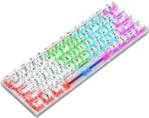 61 Keys Mechanical Keyboard USB Backlit Gaming Mechanical Keyboard for Desktop Household Computer Accessories