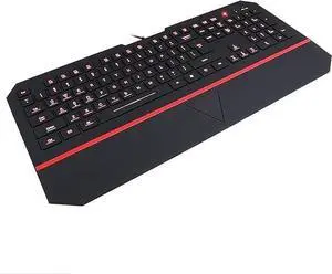 Computer Keyboards Wired Gaming Keyboard Ultra-Thin, Computer Office Keyboard, Waterproof Function 7-Color Home Office Backlight