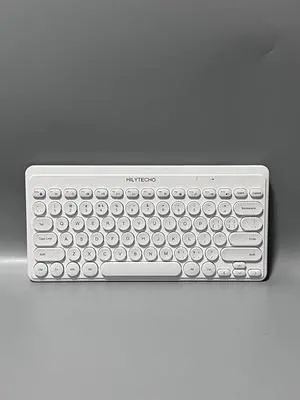 HILYTECHO Computer Keypads | Wireless Keyboard Easy to Use and Cute Portable Keyboard - White