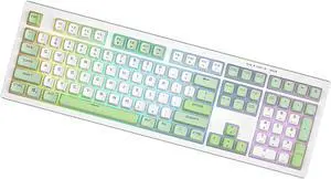 Mechanical Keyboard LED Backlit for Home Office Corded Gaming Keyboards 87/108 Keys Office Keyboard for PC Gamers Deskto