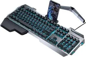 New Wired Keyboard Office Gaming Keyboard for and l0S Computer Laptop 104 Keys Mechanical Sensation Membrane Keyboards