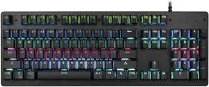 Keyboard Qingxuan Mechanical Keyboard Internet bar Electricity Eating Chicken Game Real Mechanical Keyboard Computer Accessories