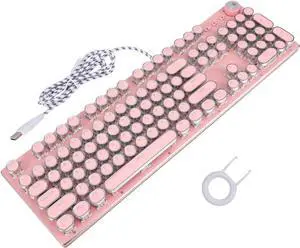 DOITOOL Cherry Mechanical Keyboard for Laptop Retro Punk Style Smooth Touch and Precise Keystrokes for Gaming and Work Stylish Design for Desktop and Laptop Use