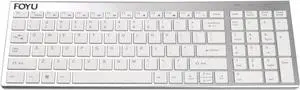 Wired Keyboard for Windows, Full-Size Keyboard, USB Plug-and-Play, Compatible with PC, Laptop
