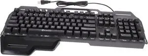 Silent Design Wired Backlit Keyboard for Computer Non Conflict Full Keyboard for Gaming
