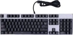 Keyboard Mechanical 104 Keys Gaming Key Keyboard Non Slip for Laptops