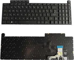 Laptop Keyboard Compatible with AS-U G814J G834 G834J G834JZ RGB Backlit (RGB Rainbow Backlight)