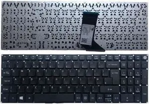 OEM Aspire E5 Series Laptop Keyboard Replacement - US/UK/Spanish/Latin/German Layout - Black Color Accessories(UK No Backlit)