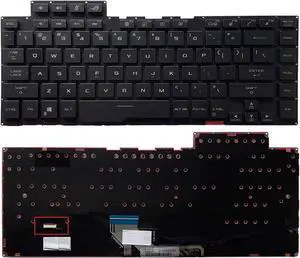Laptop Keyboard Compatible with AS-U 3S GX502 GA502D GU502GW GU502GV GM502 GU502 US RGB Backlit (RGB Backlight)