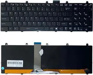 Laptop Keyboard Compatible with Firebat F760S1 S2 F760-P X F660P S1 D F740MX F750 F760 Black US RGB Backlit