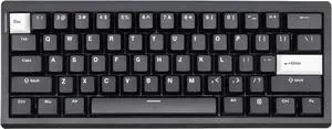 GMK61 60% Mechanical Keyboard,Triple Mode BT5.0/Wired/2.4GHz Wireless Keyboard with PBT Keycaps RGB Programmable Hot Swap Linear Switch,61 Keys Gasket-Mounted NKRO Gaming Keypad for Win/Mac (Black)