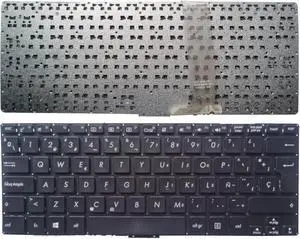 Spanish Laptop Keyboard Compatible with Compatibility with X302 X302L X302LA X302LJ X302U X302UA X302UJ X302UV Black