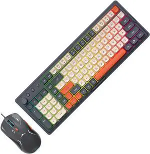 Reliability Wire Keyboard and Set with Easy Installation Compatible Across Multiple Operating Systems Keyboard