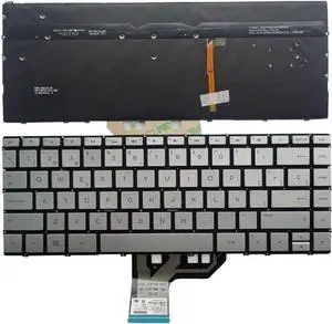Spanish SP Latin LA Backlit Laptop Keyboard Compatible with Spectre X360 13-W 13-W000 13-W010CA 13-W013DX 13-W020CA 13-W023DX 13-W030CA