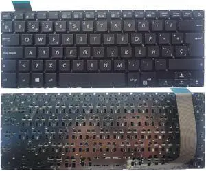Spanish Laptop Keyboard Compatible with X407 X407m X407ma X407u X407ua X407ub A407 Black No Frame Compatible Replacement