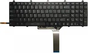 White Backlit Laptop Keyboard Compatible with GP60 GP70 CR70 CR61 CX61 CX70 CR60 GE70 GE60 GT60 GT70 GX60 GX70 0NC 0ND 0NE 2OC