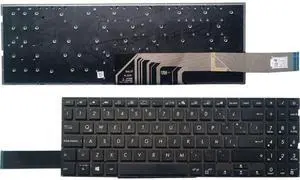 OEM Latin LA Laptop Keyboard for as-us Mars15 X571 Series - Black Replacement Keyboard Accessories(No Backlight)