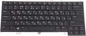 Russia RU Laptop Keyboard for Alienware 15 R3 / 15 R4 0FJ51Y FJ51Y NSK-ED1BC 0R PK1326S1C06 Black with Backlit