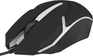 Tired of The Same Old Mouse, The X1 Illuminated Corded Mouse Combines Technology and Aesthetics to Bring You an unprecedented Visual and Control Experience(Black)