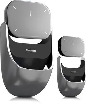 2025 New Wireless Mouse - 2 in 1 Detachable Computer Mouse, Presenter Presentation Pointers Remote with Laser, Ultra-Lightweight, Compatible with PC/Mac/Laptop (No ChatGPT, No Recording, Silver)