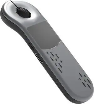 Air Mouse Rechargeable Wireless Presenter with Touchpad for PC/Laptop/iOS/Android, Bluetooth Remote Control for PowerPoint/Keynote/TikTok/Camera/Kindle App (Silver)