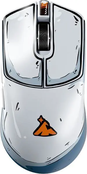Higround Yuma Wireless Mouse - CELSHADE, Lightweight Gaming Mice, PIXART 3395 Sensor, 26K DPI, 650 IPS, 50G Acceleration, Up to 70 Hours Battery Life, 4KHz Wireless Polling Rate with Motion Sync