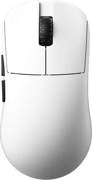 Lamzu Inca Gaming Mouse, 8K Polling Rate, Optical Switches, TTC Encoder, Paw3950 IC, Nordic 52840 MCU, Symmetrical high-Hump, Recommended for Claw-Grip Gamers, 8K Dongle Included (White)