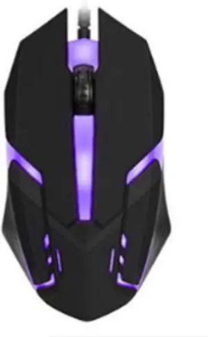 Wired Mouse, Conforms to The Hand, Precise line Control, Conforms to The Human Body Design, Suitable for Offices and Other Places That Need a Mouse (Black (MOUS3)