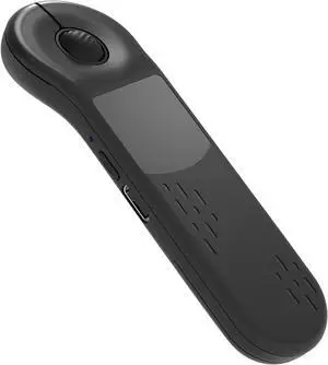 Air Mouse Bluetooth Presenter with Touchpad for PC/iOS/Android, Rechargeable Remote Control for PowerPoint/Keynote/TikTok/Camera/Kindle App (Black)