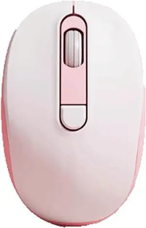 Mouse Bluetooth Mouse Wireless Gaming Mouse Triple Modes DPI Adjust Silent Charging Model for PC/LaptopPink Computer Mouse