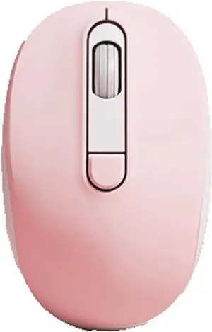 Computer Mouse Bluetooth Mouse Wireless Gaming Mouse Triple Modes DPI Adjust Silent Charging Model for PC/LaptopPink Wireless mice