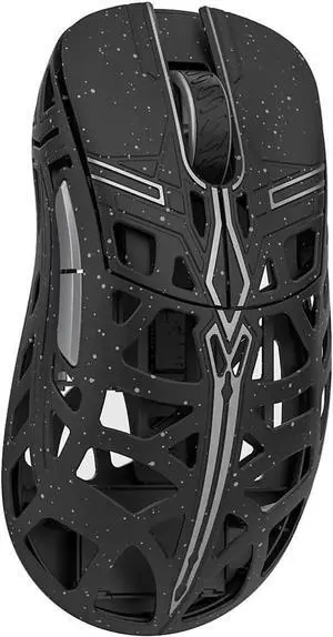 MK x WLMOUSE Sword X Magnesium Wireless 8K Mouse (Black Dot, Black)
