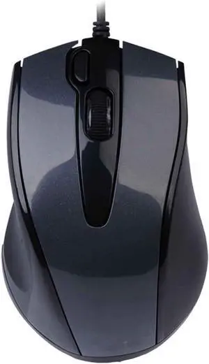 JUSHZ Computer Mouse for Laptop Wired USB Mouse Gaming Ergonomic Mice Pointing Device Lightweight Soundless Touch Scroll Optical Mouse Office Use Silent with Screenshot Button (Black,104x67x37.8mm)