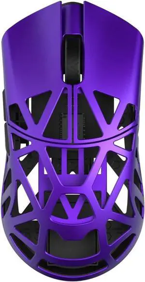 MK x WLMOUSE Beast X 8K Wireless Mouse (Black Dot, Purple)