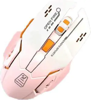 Gaming Mouse Wireless, Ergonomic Gamer Laptop Pc Optical Computer Mice 6 Adjustable Dpi Up to 2400 for Many Computer Devices