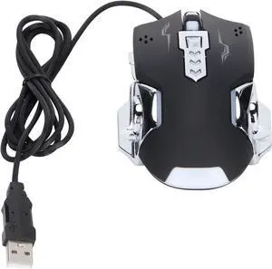 Gaming Mouse Wired Computer Mouse PC Gaming Mouse Ergonomic Mouse Gaming Accessories Mouse with 6 Programmable Buttons for Laptop/196