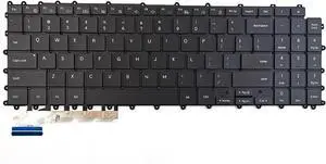 Replacement Backlit Keyboard for Samsung Galaxy Book Pro 360 15 950QDB NP950QDB NP950QDB-KA1US Laptop US Black Without Frame
