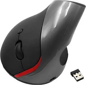 Gray | States | 2.4G Vertical Wireletss Mouse 2400 Dpi Vertical Ergonomic Mouse 6 Buttons Wireletss Vertical Ergonomic Optical Mouse for Laptop Pc High for Electronic