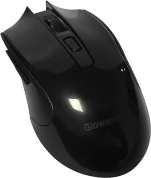 Computer Mouse, Wireless Mouse for Laptop, Silent Cordless Mouse with USB Receiver, 3-Speed Adjustable DPI -Black