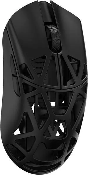 MK x WLMOUSE Beast X Mini Pro Wireless 8K Mouse with Solid Sides (TTC Black Dot, Black)