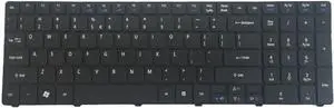 Compatible US Keyboard for Aspire 5820 Series Laptops Black