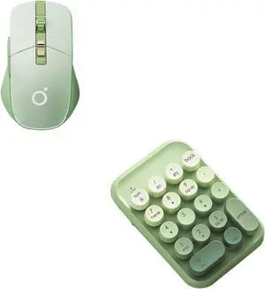 Tri-Mode Wireless Gaming Mouse with TrI-Mode Numpad