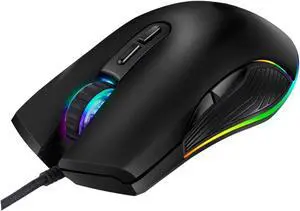 7 Computer Gaming Wire Mouse Corded Mouse Gamer Computer Mouse Gaming Wired Optical Gamer Wired Computer Mouse for Computer Mechanical Computer Mouse Gaming Mouse USB Game Console/4